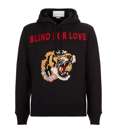 Gucci Blind For Love Tiger Heart Sweatshirt, Size 9.